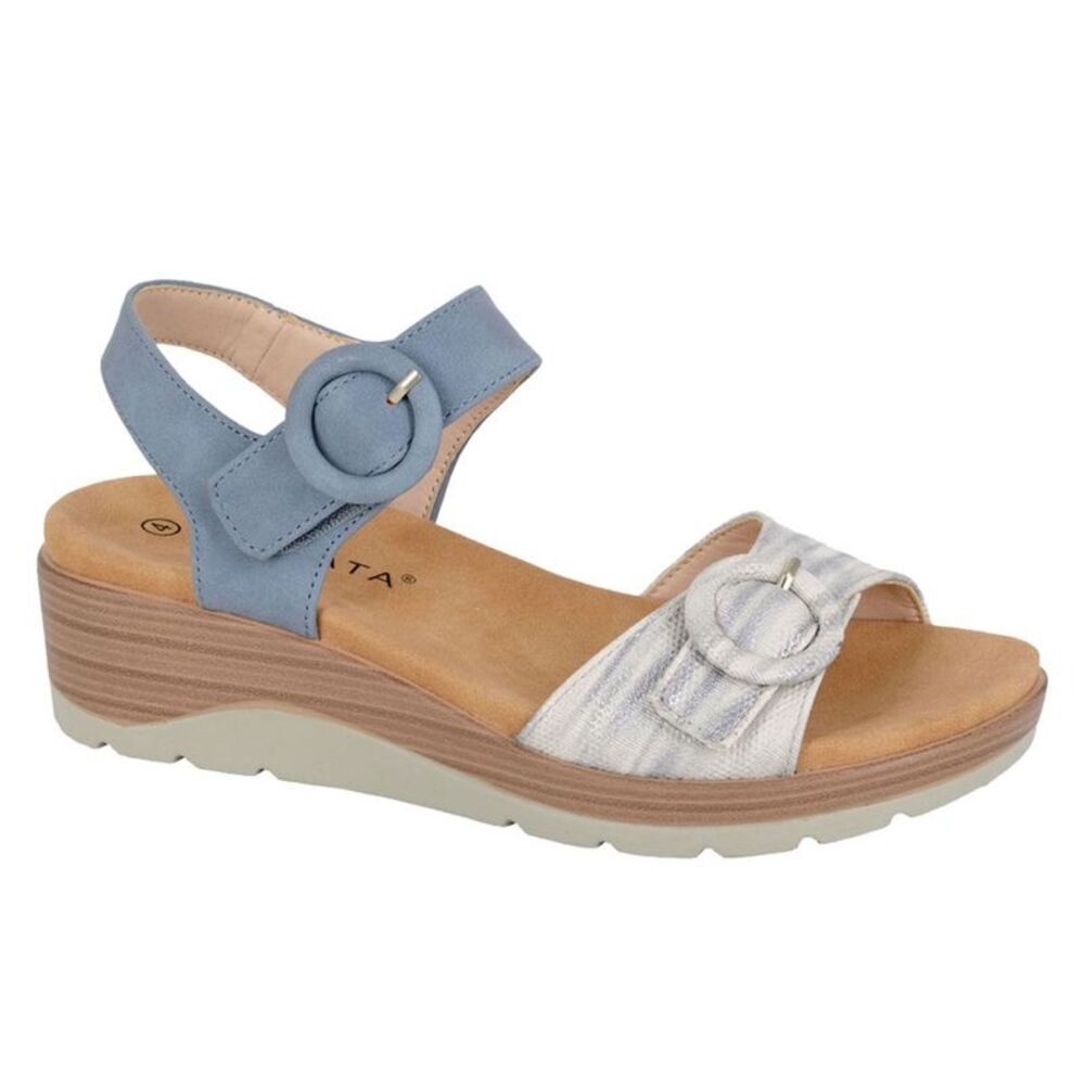 Cipriata Womens/Ladies Fera PU Sandals / Blue